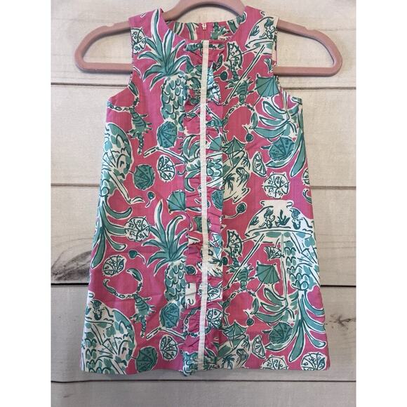 Lilly Pulitzer Girls Scorpion Bowl Shift Size 6 - Picture 1 of 5